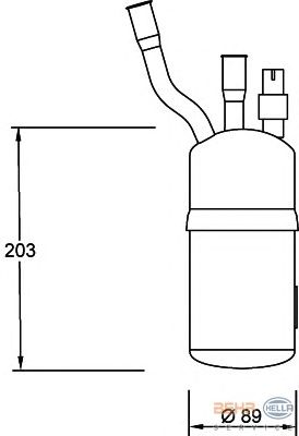Осушитель кондиционера HELLA 8FT 351 192-321