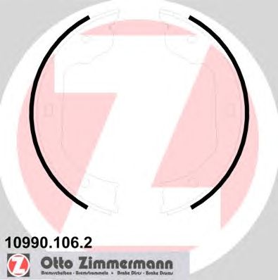 Тормозные колодки ручника ZIMMERMANN 10990.106.2