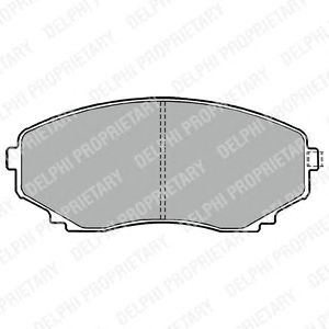 Тормозные колодки DELPHI LP1095