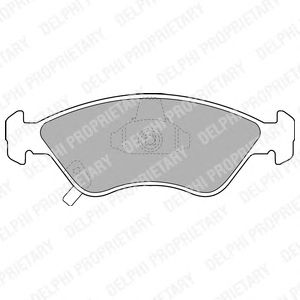 Тормозные колодки DELPHI LP1303