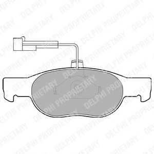 Тормозные колодки DELPHI LP1397