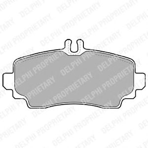 Тормозные колодки DELPHI LP1401