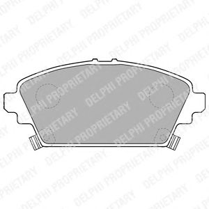 Тормозные колодки DELPHI LP1503