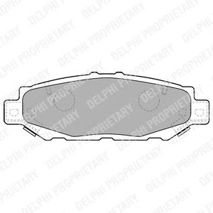Тормозные колодки DELPHI LP1508