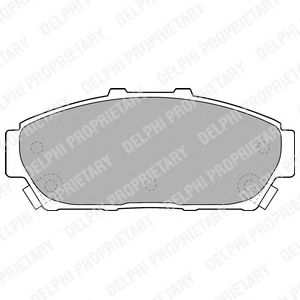 Тормозные колодки DELPHI LP1534