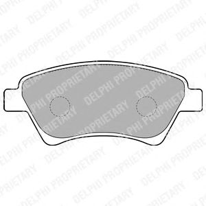 Тормозные колодки DELPHI LP1730