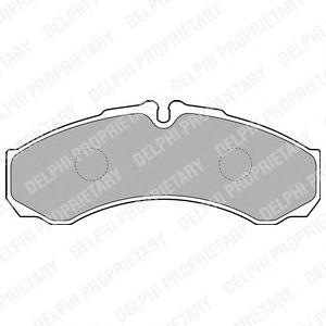 Тормозные колодки DELPHI LP1802
