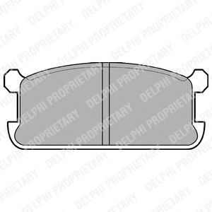 Тормозные колодки DELPHI LP286
