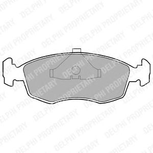 Тормозные колодки DELPHI LP587