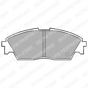 Тормозные колодки DELPHI LP605