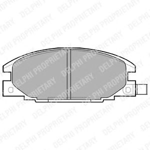 Тормозные колодки DELPHI LP629