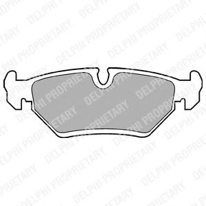 Тормозные колодки DELPHI LP669