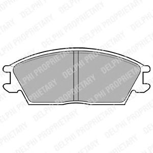 Тормозные колодки DELPHI LP704