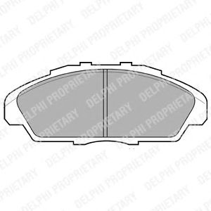 Тормозные колодки DELPHI LP733