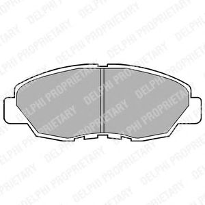 Тормозные колодки DELPHI LP734