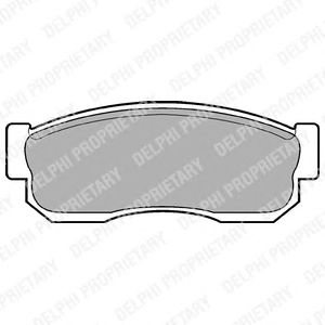 Тормозные колодки DELPHI LP744