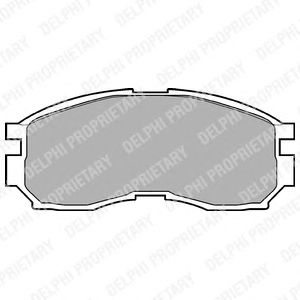 Тормозные колодки DELPHI LP803