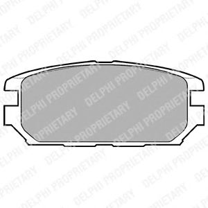 Тормозные колодки DELPHI LP921