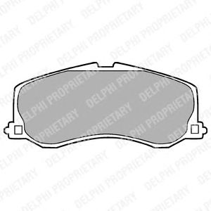 Тормозные колодки DELPHI LP945