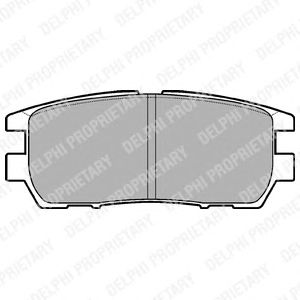 Тормозные колодки DELPHI LP954