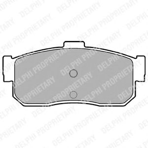 Тормозные колодки DELPHI LP971