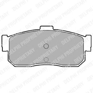 Тормозные колодки DELPHI LP975