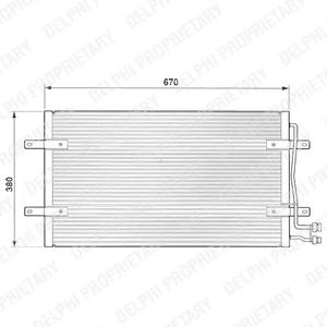 Радиатор кондиционера DELPHI TSP0225471
