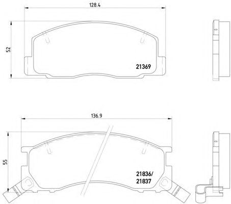 Тормозные колодки HELLA 8DB 355 006-451