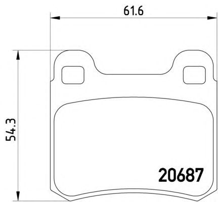 Тормозные колодки HELLA 8DB 355 007-351