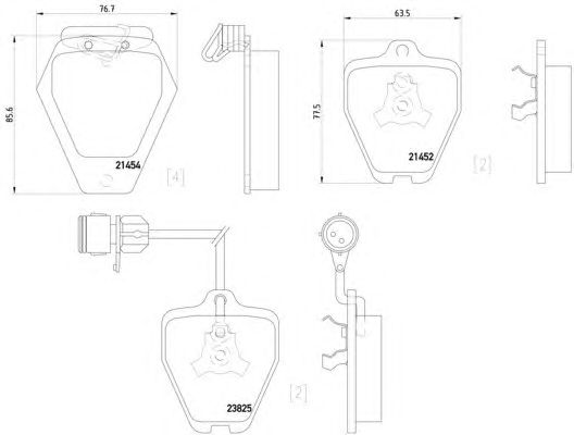 Тормозные колодки HELLA 8DB 355 008-781