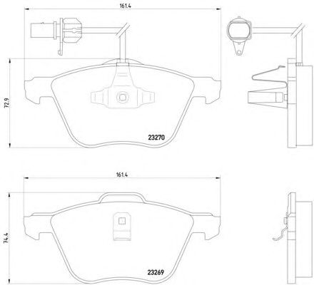 Тормозные колодки HELLA 8DB 355 008-921