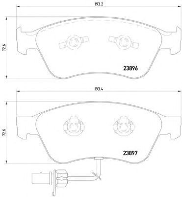 Тормозные колодки HELLA 8DB 355 009-211