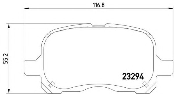 Тормозные колодки HELLA 8DB 355 009-251