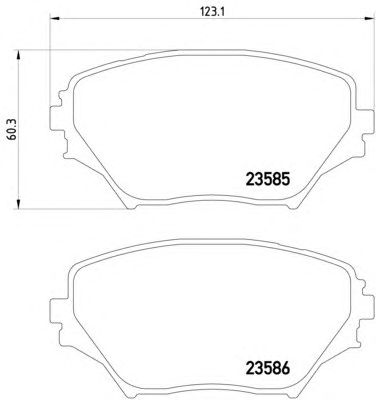 Тормозные колодки HELLA 8DB 355 009-741
