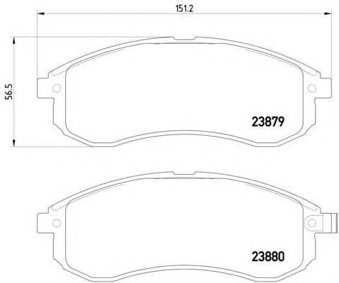 Тормозные колодки HELLA 8DB 355 010-281