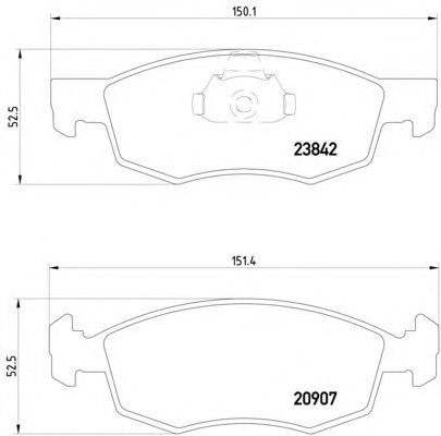 Тормозные колодки HELLA 8DB 355 010-321
