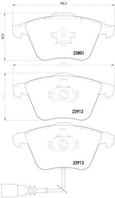 Тормозные колодки HELLA 8DB 355 010-351
