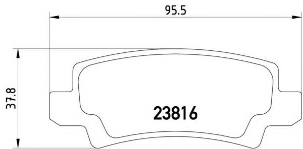 Тормозные колодки HELLA 8DB 355 010-841