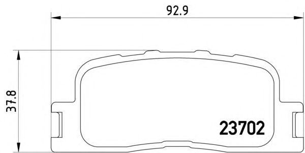 Тормозные колодки HELLA 8DB 355 011-001