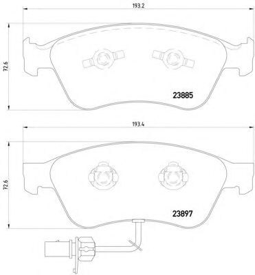 Тормозные колодки HELLA 8DB 355 011-021