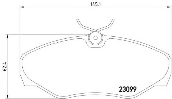 Тормозные колодки HELLA 8DB 355 011-091