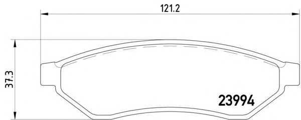 Тормозные колодки HELLA 8DB 355 011-671