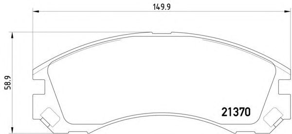 Тормозные колодки HELLA 8DB 355 011-751