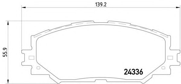 Тормозные колодки HELLA 8DB 355 006-861