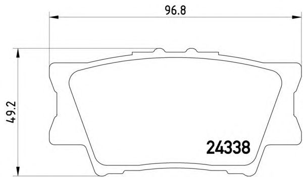 Тормозные колодки HELLA 8DB 355 006-881
