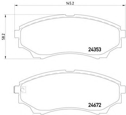Тормозные колодки HELLA 8DB 355 012-381