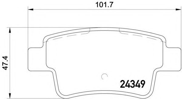 Тормозные колодки HELLA 8DB 355 012-391