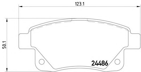 Тормозные колодки HELLA 8DB 355 012-781