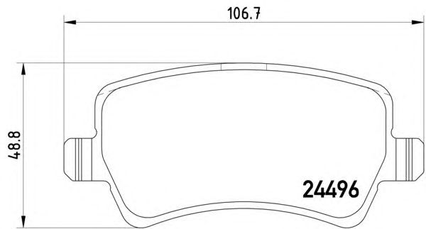 Тормозные колодки HELLA 8DB 355 012-941