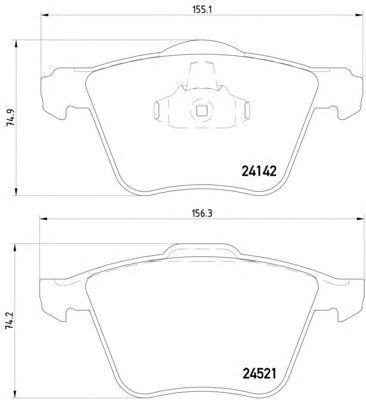 Тормозные колодки HELLA 8DB 355 013-001